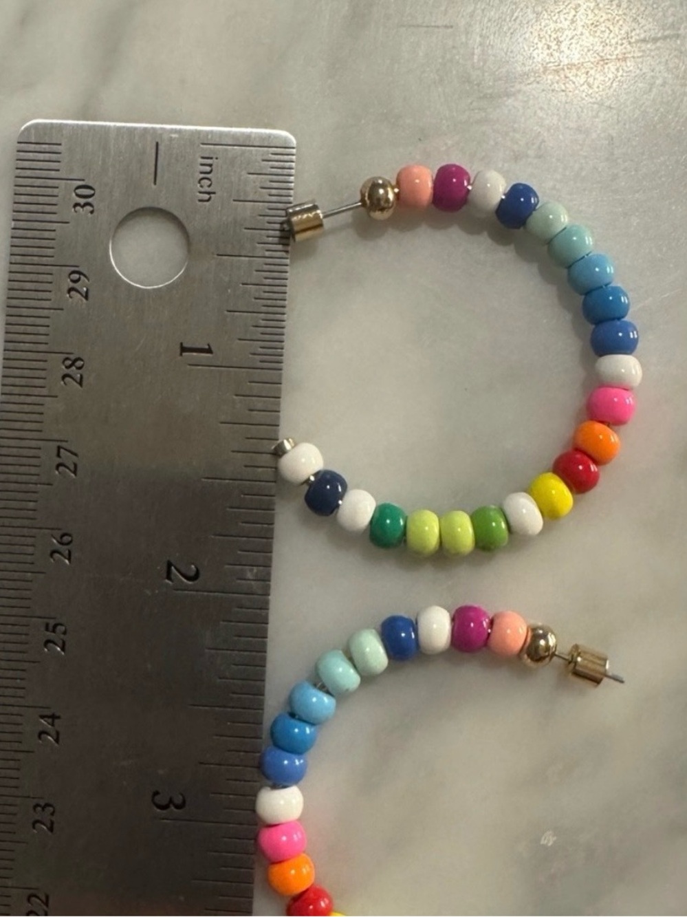 Roxanne Assoulin Hoop Earrings - Picture 2 of 2